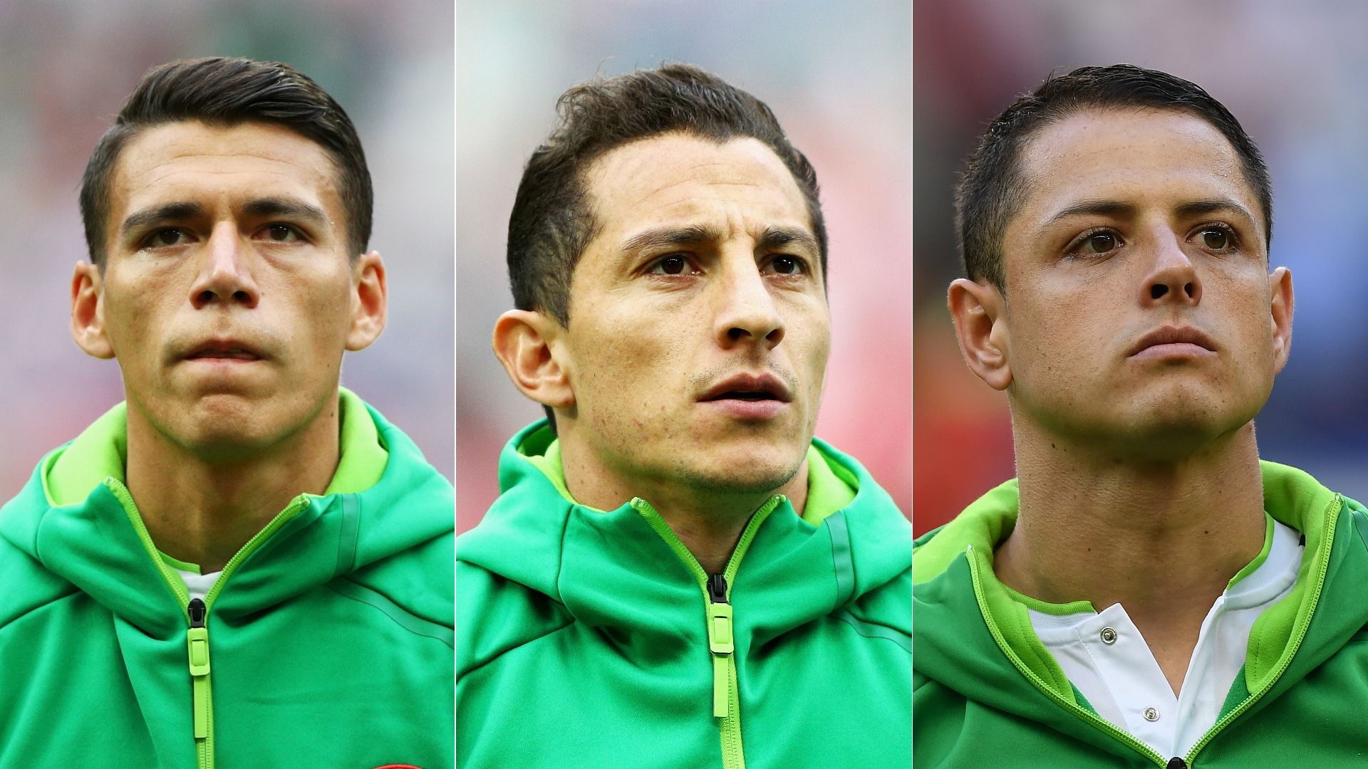 Moreno , Guardado y Chicharito
