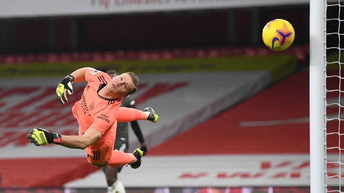 Bernd Leno Arsenal Manchester United EPL 30012021