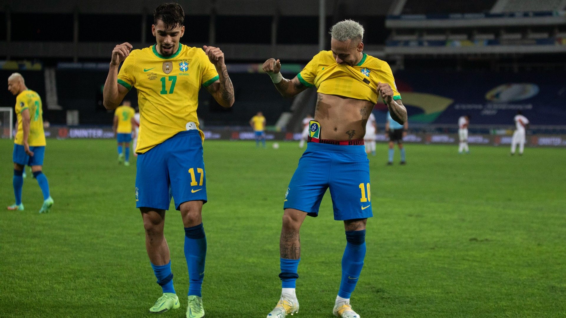 Neymar Lucas Paquetá seleção Brasil Copa América 2021