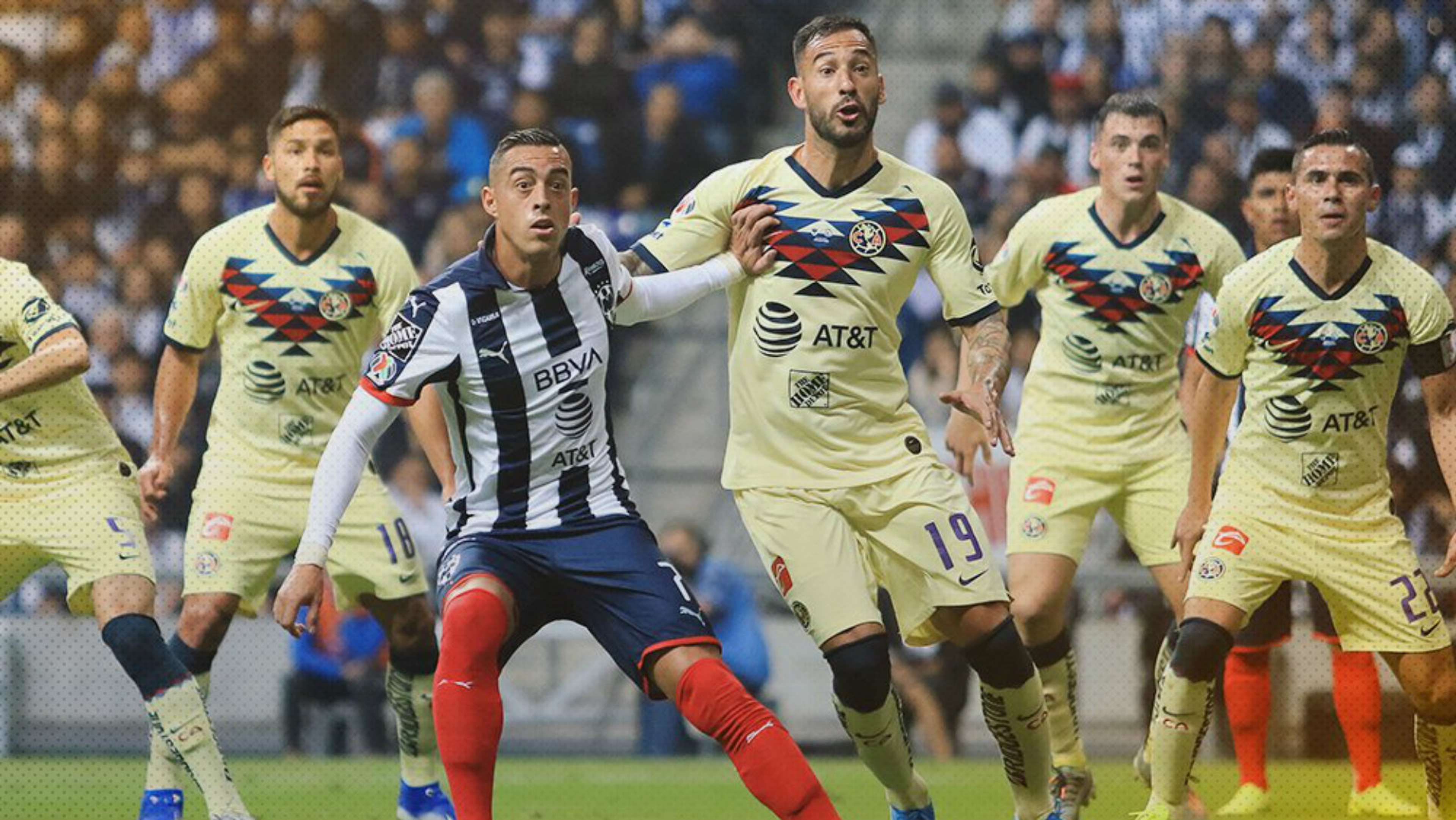Rogelio Funes Mori Emmanuel Aguilera Monterrey vs América Apertura 2019