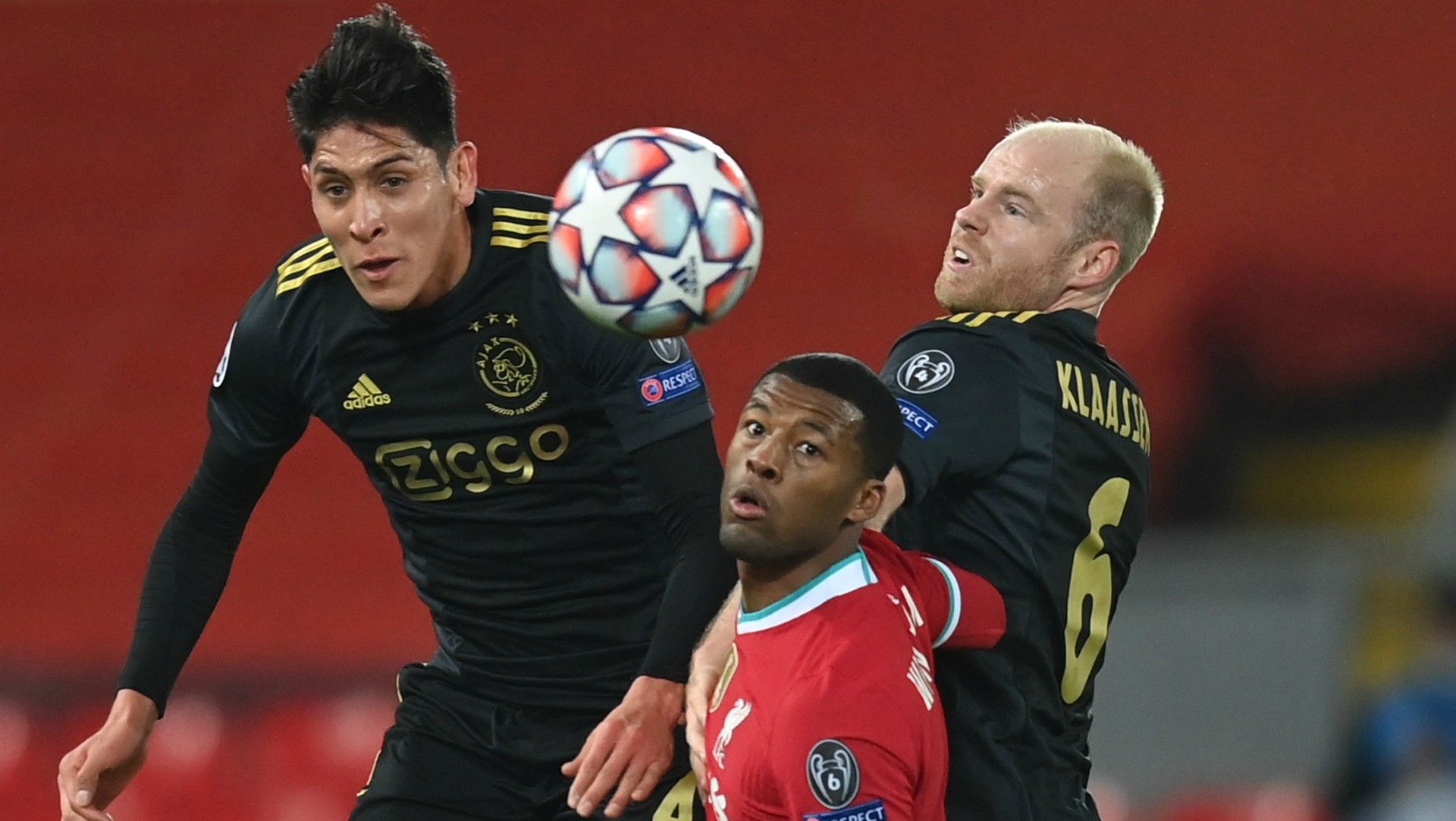 Liverpool Ajax Edson Álvarez Georginio Wijnaldum