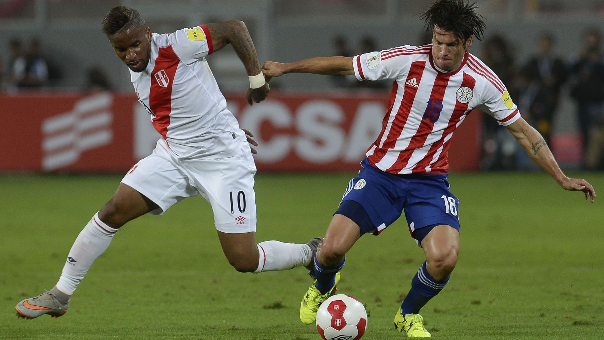 Jefferson Farfan Nelson Haedo Valdez Peru Paraguay Eliminatorias Sudamericanas 13112015
