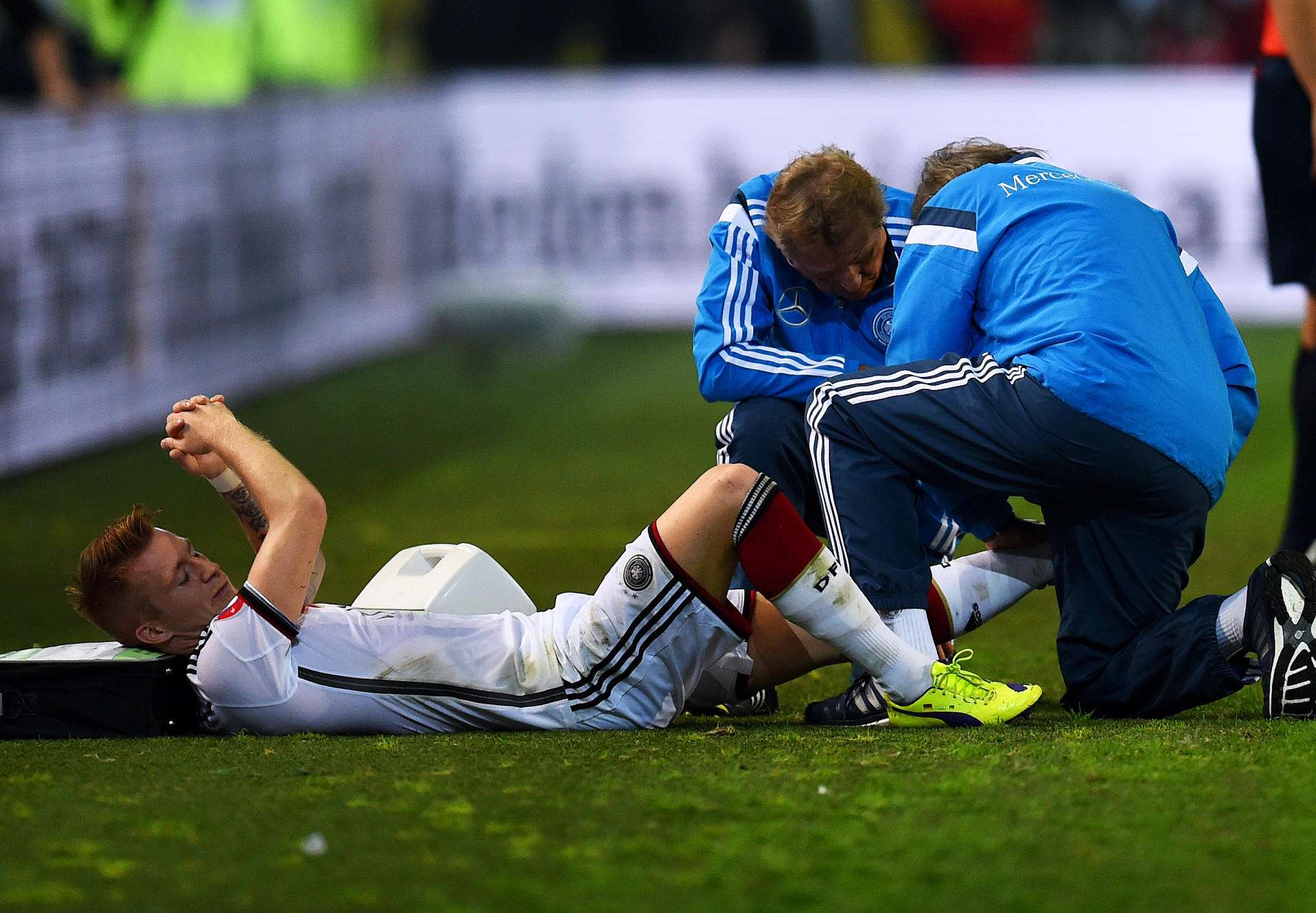 Marco Reus injured vs Scotland