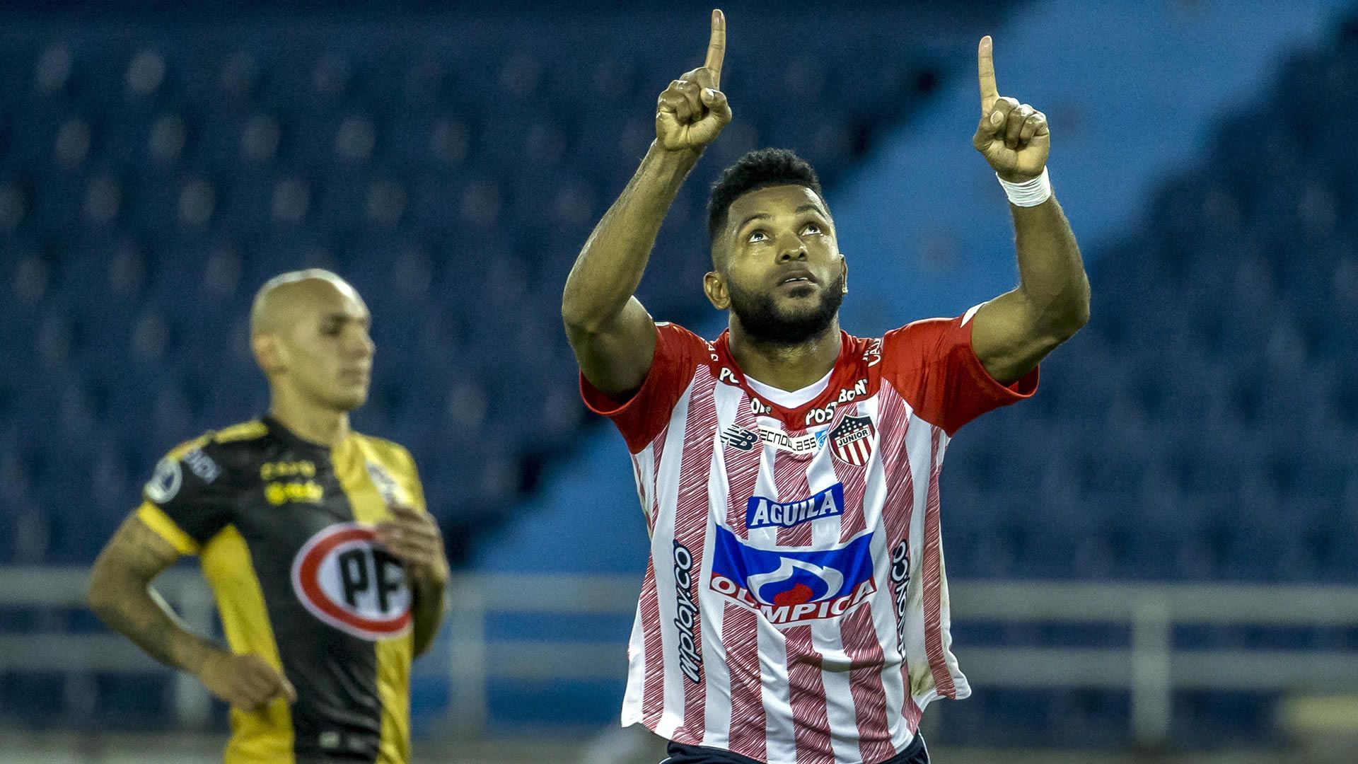 Migue Borja Junior Coquimbo Unido Copa Sudamericana 2020