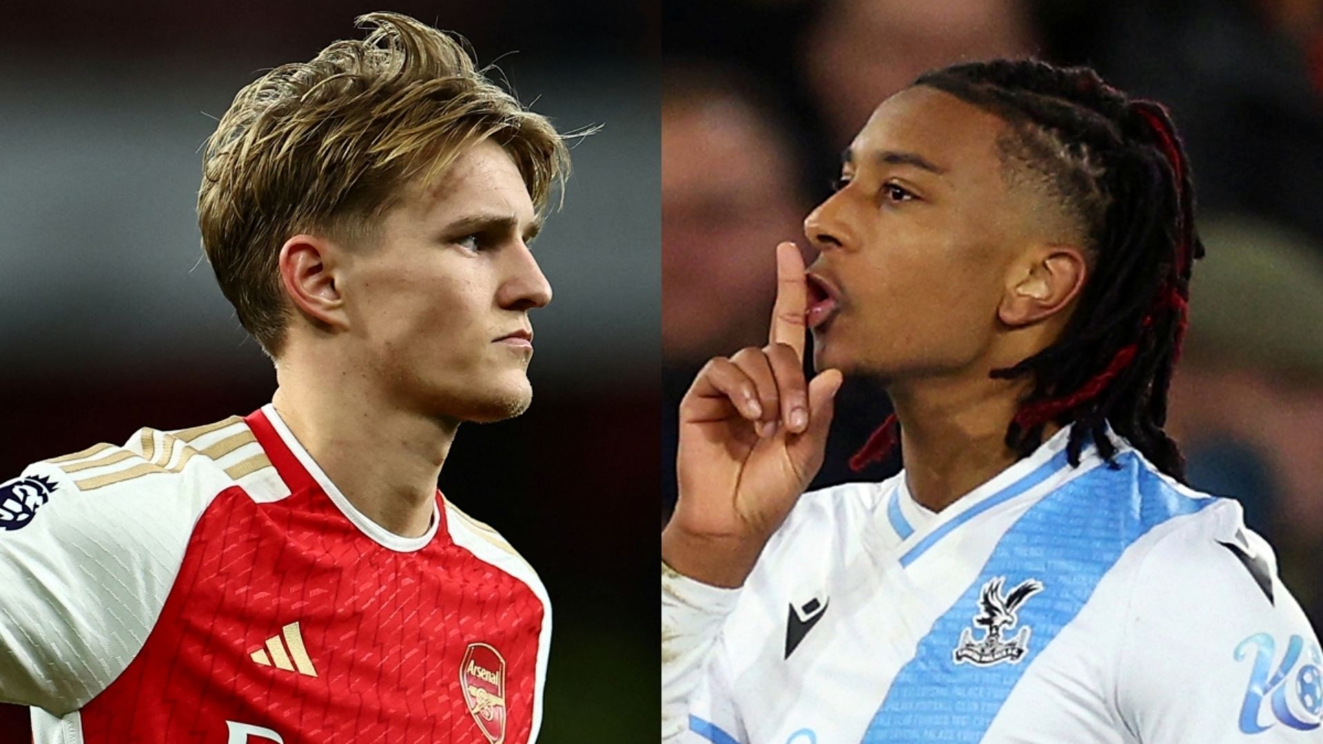 Martin Odegaard Arsenal Michael Olise Crystal Palace