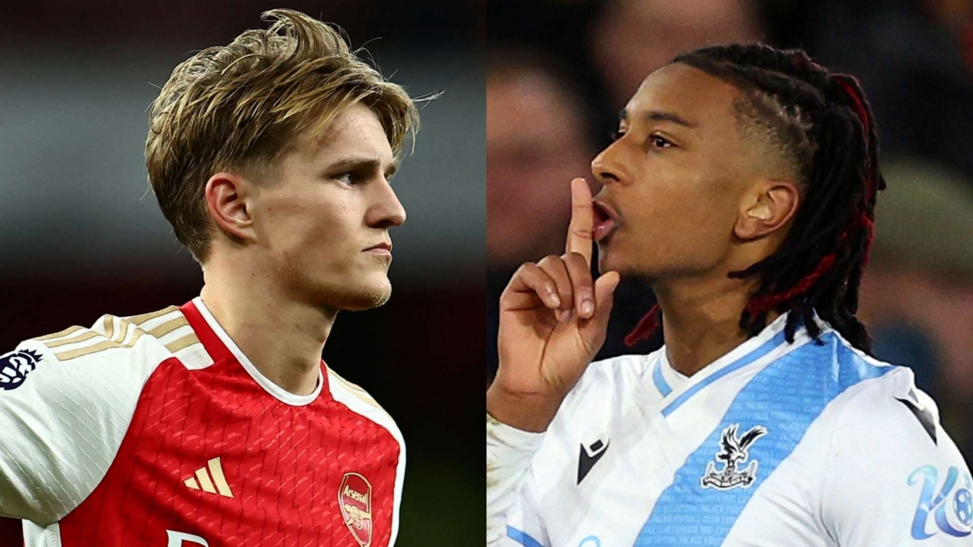 Martin Odegaard Arsenal Michael Olise Crystal Palace