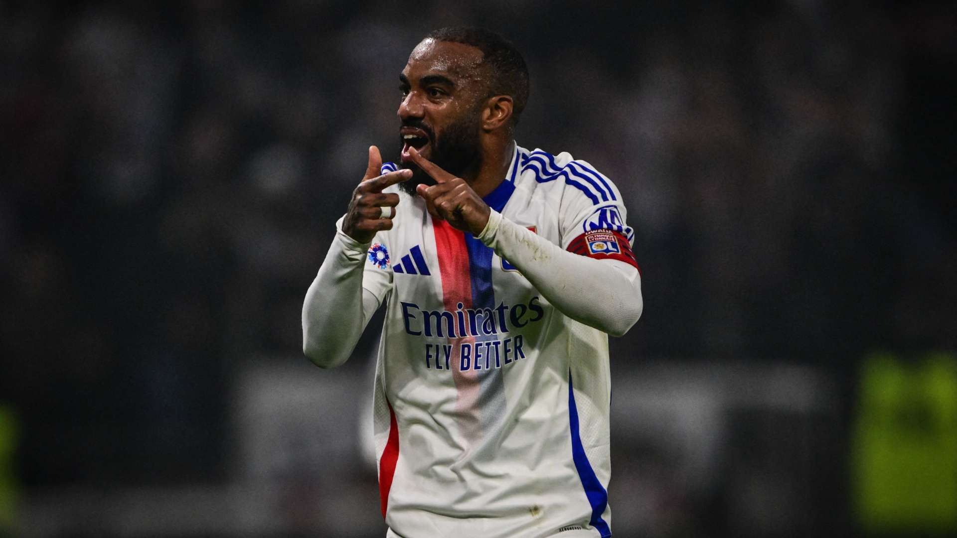Alexandre Lacazette Lyon Saint-Etienne Ligue 1 10112024