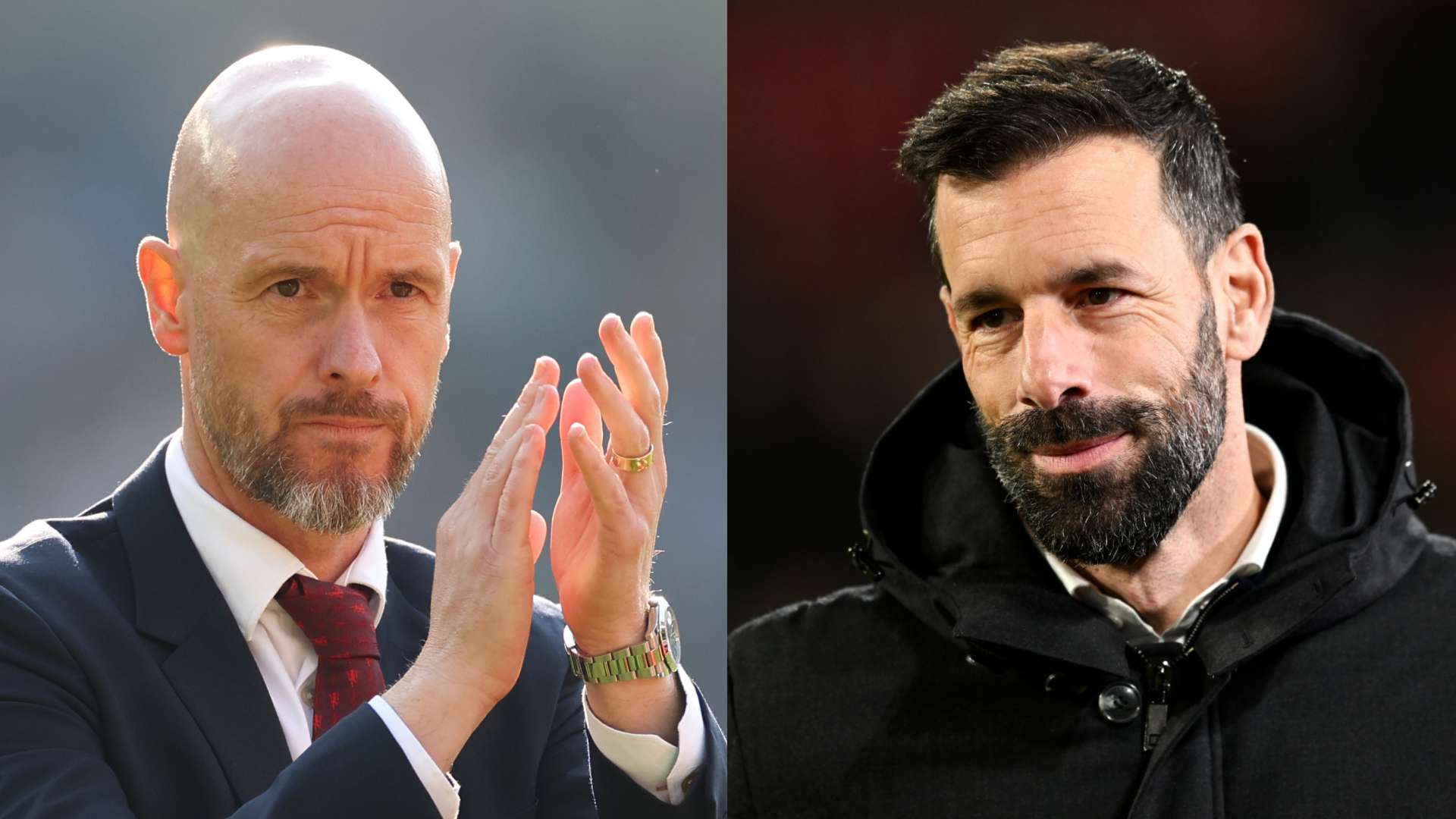 Erik ten Hag and Ruud van Nistelrooy