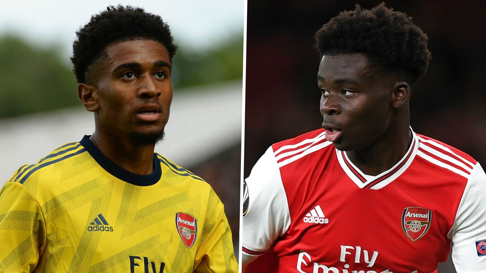 Reiss Nelson Bukayo Saka Arsenal Premier League 2019-20