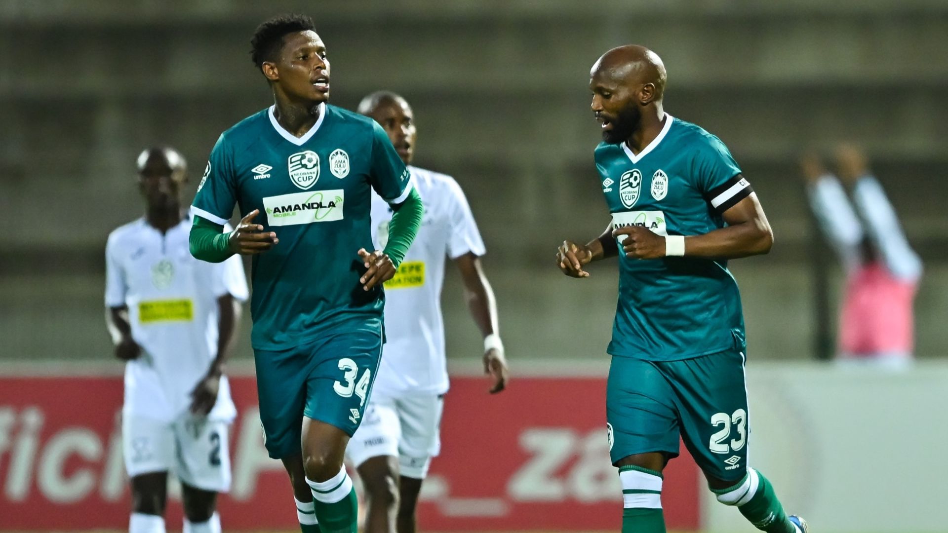 Bongani Zungu & Ramahlwe Mphahlele, Nedbank Cup, Amazulu, January 2025.