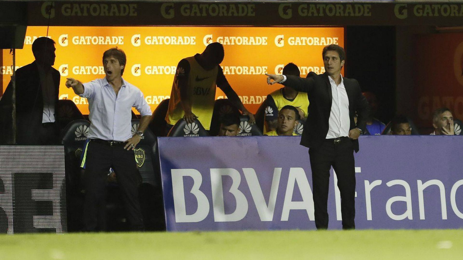 Boca Defensa y Justicia Primera Division Fecha 18 Guillermo Barros Schelotto Gustavo Barros Schelotto