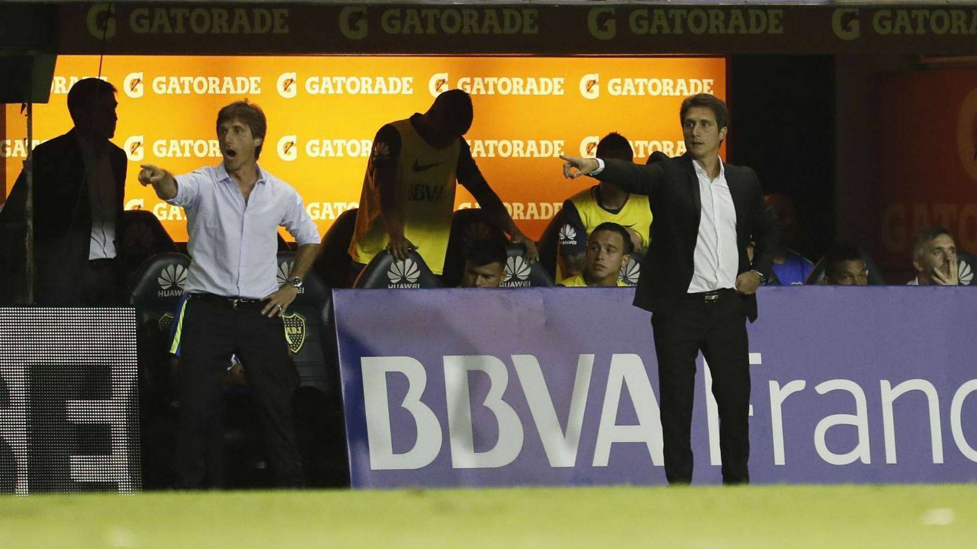 Boca Defensa y Justicia Primera Division Fecha 18 Guillermo Barros Schelotto Gustavo Barros Schelotto
