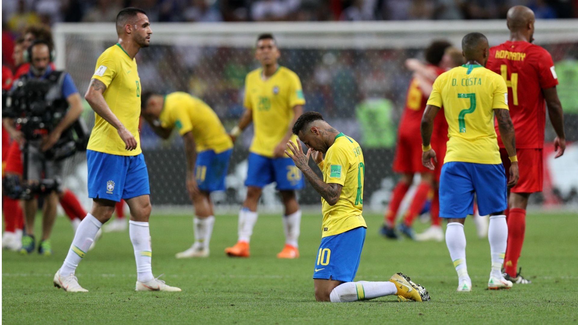 Neymar Brazil Belgium 06072018 World Cup