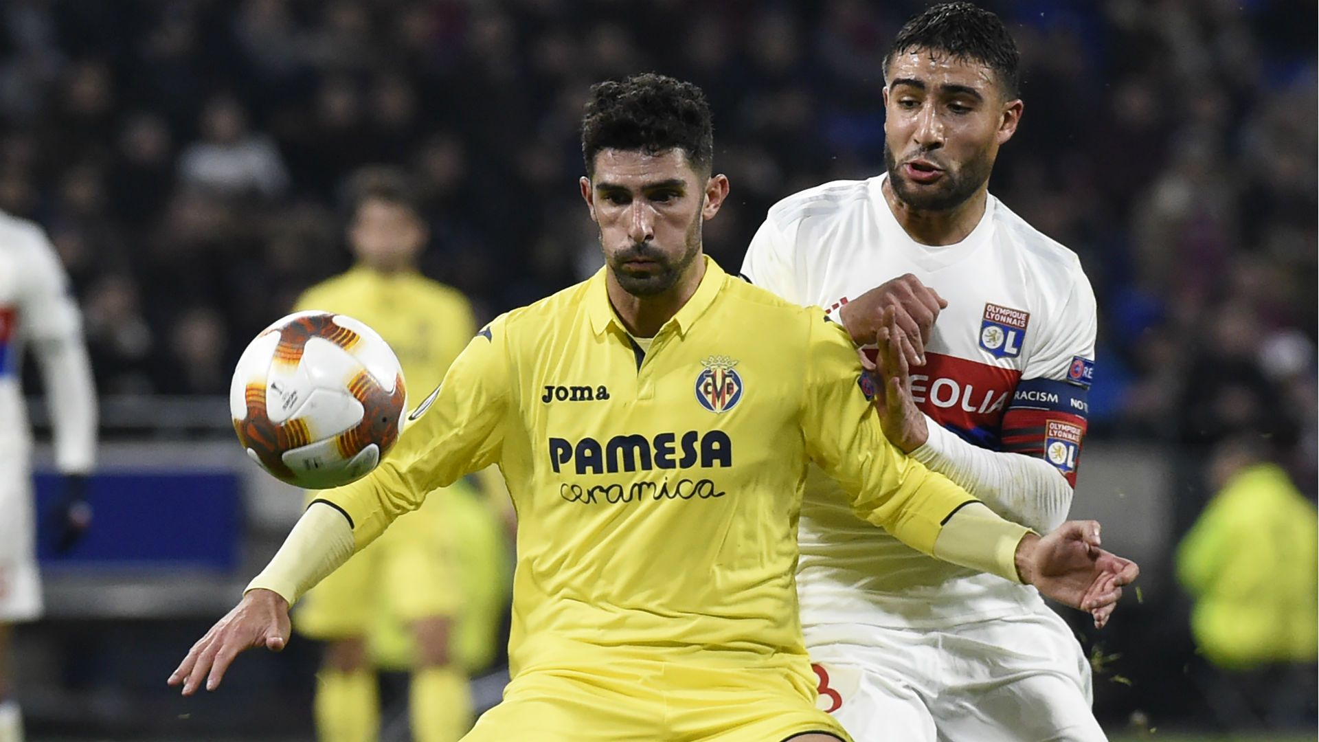 Nabil Fekir Alvaro Lyon Villarreal UEFA Europa League 15022018