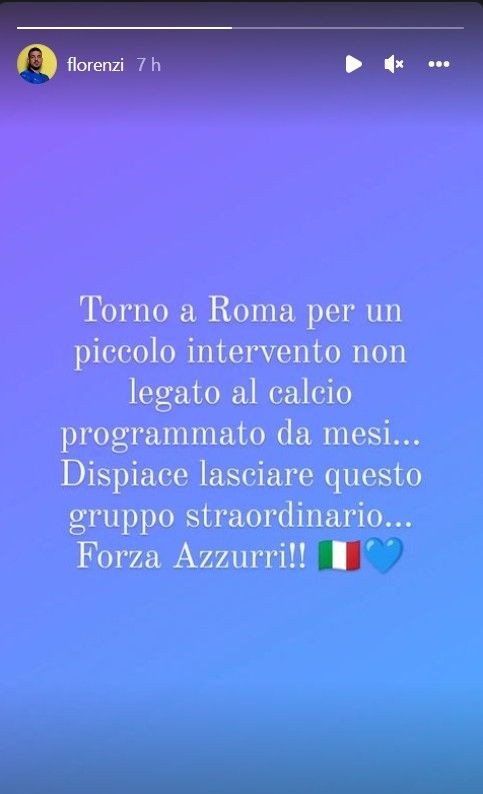 Florenzi Instagram Story