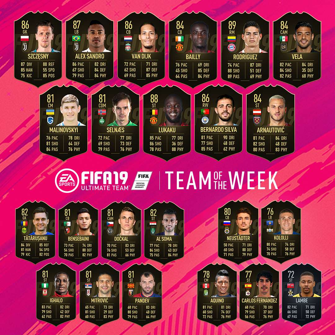 FUT FIFA 19 TOTW 5