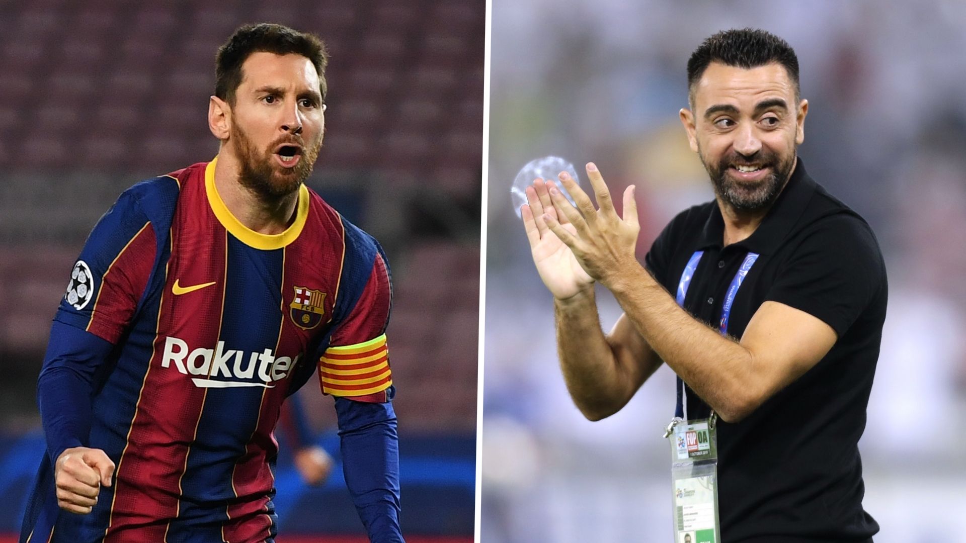 Messi Xavi split