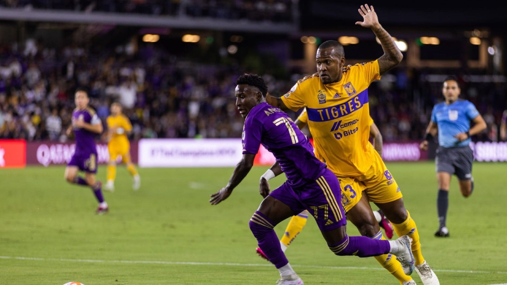 Iván Angulo Samir Caetano Orlando City Tigres Concachampions 2023