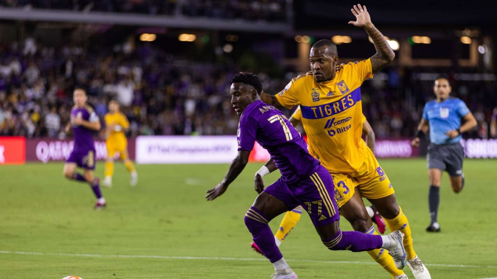 Iván Angulo Samir Caetano Orlando City Tigres Concachampions 2023