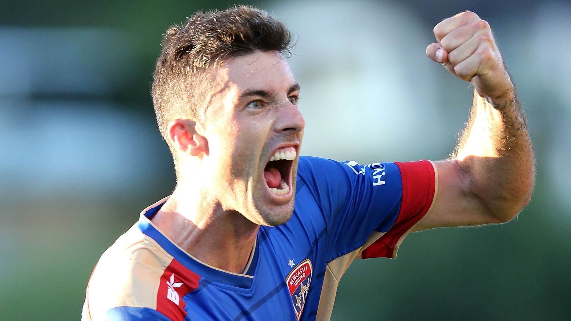 Jason Hoffman Central Coast Mariners v Newcastle Jets A-League 28022016