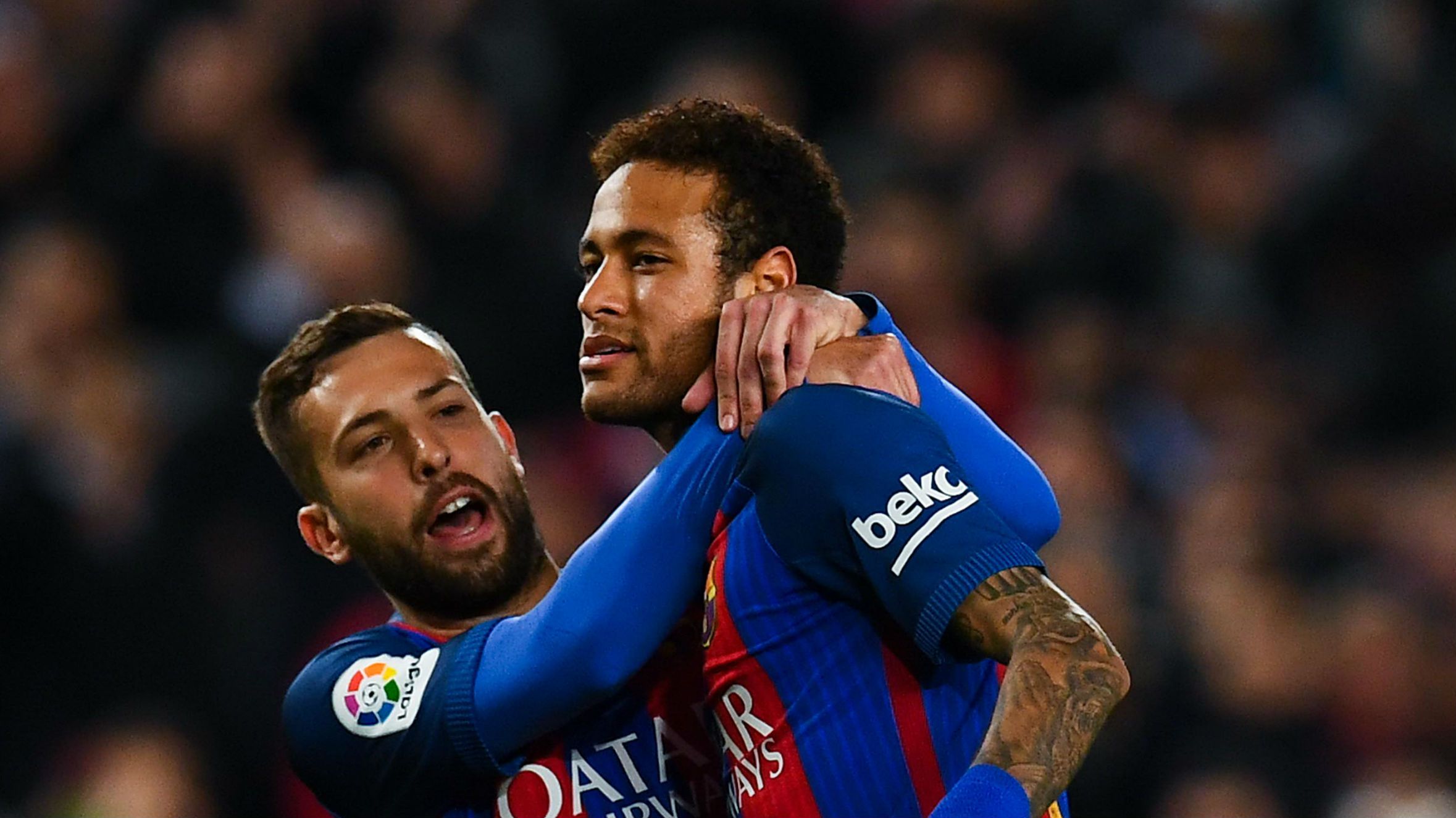 Jordi Alba Neymar Barcelona