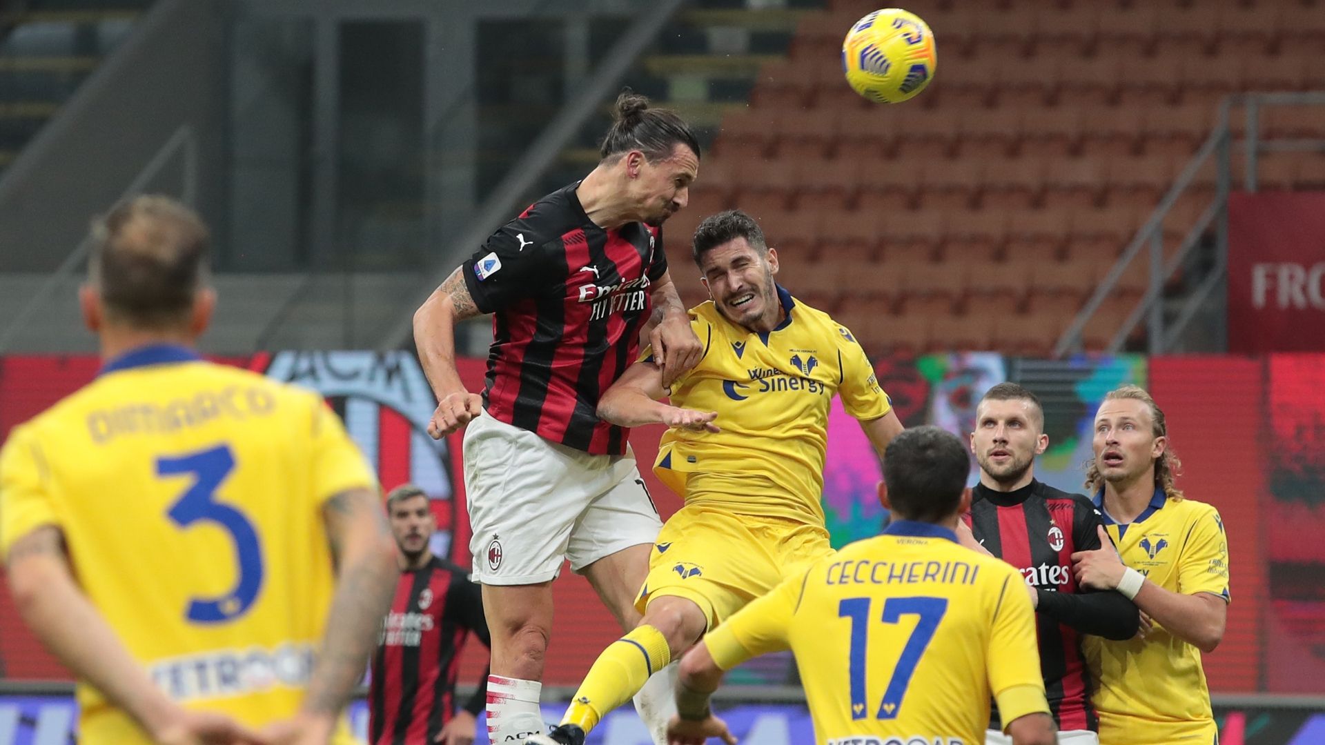 Zlatan Ibrahimovic Milan Verona Serie A