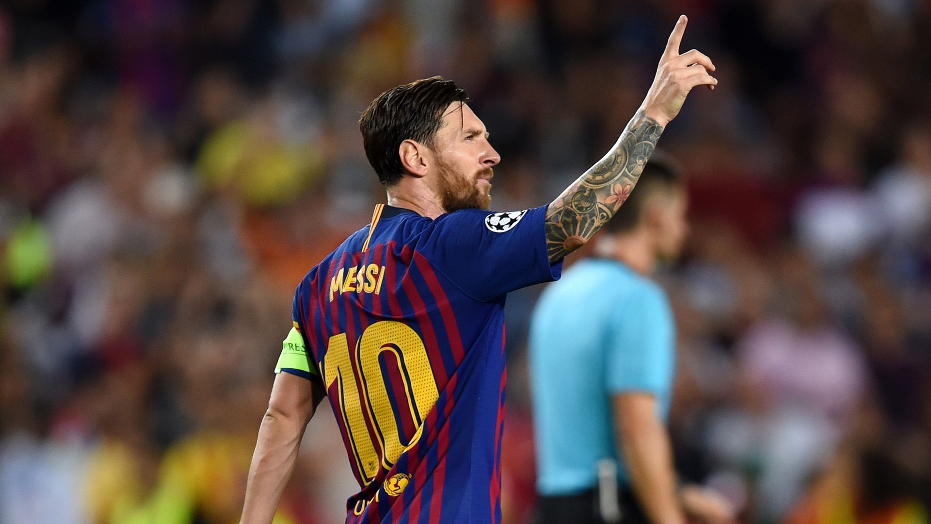 Messi Barca PSV Eindhoven 2018