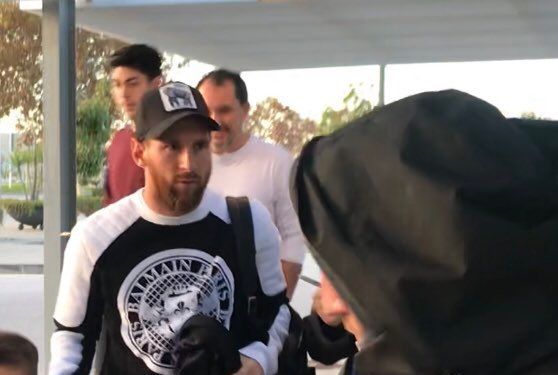 Messi aeropuerto