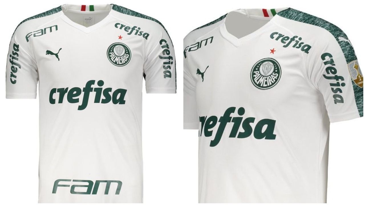 Palmeiras 2019 uniforme reserva camisa