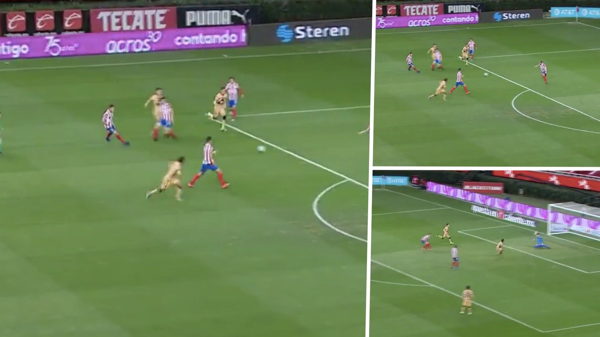 Gol Gaby Torres Chivas Pumas