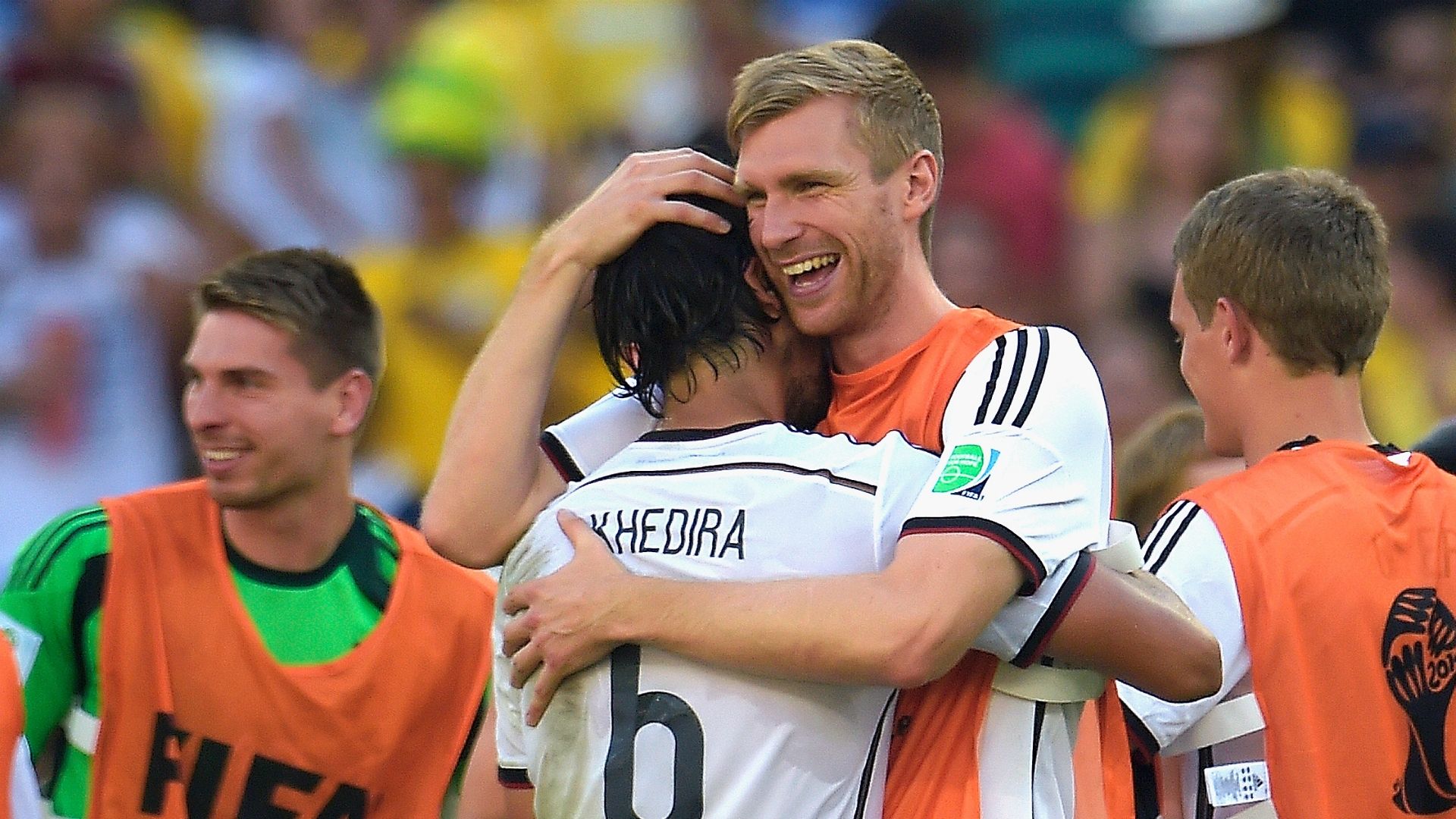 Per Mertesacker Sami Khedira Germany