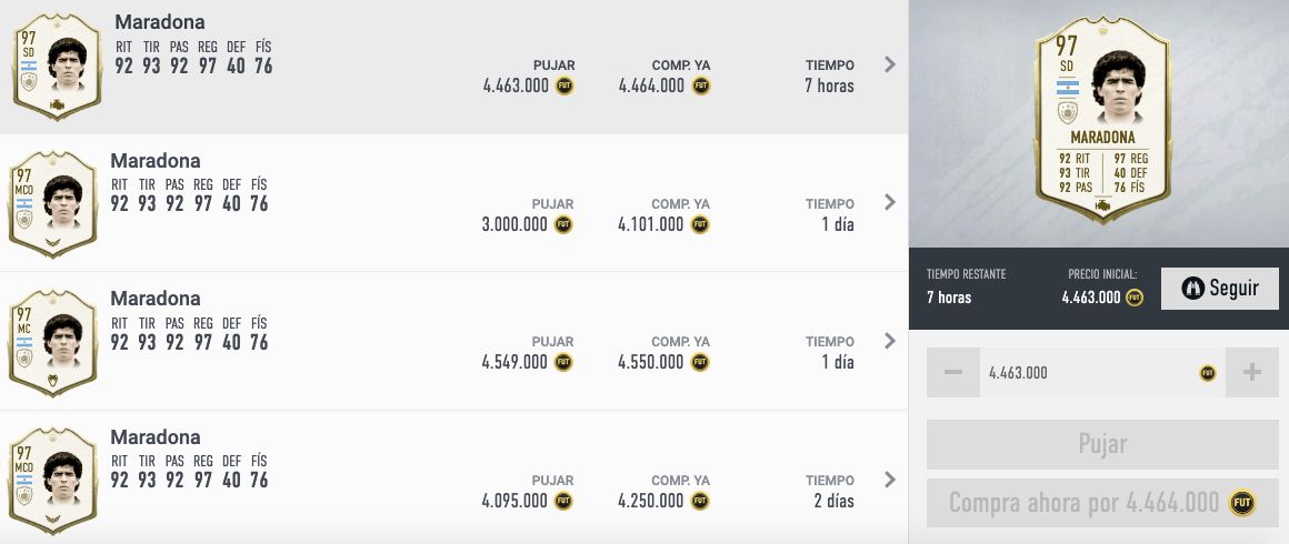 FIFA 20 Ultimate Team Leyendas