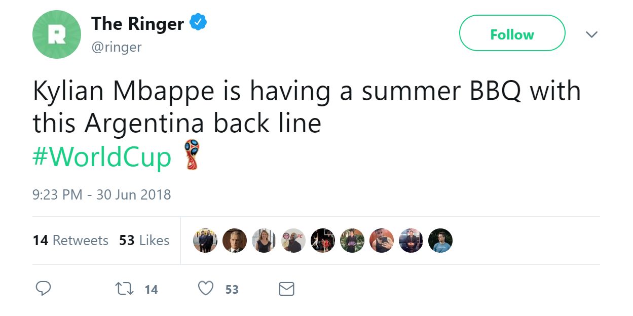 Reactions Mbappe France Argentina