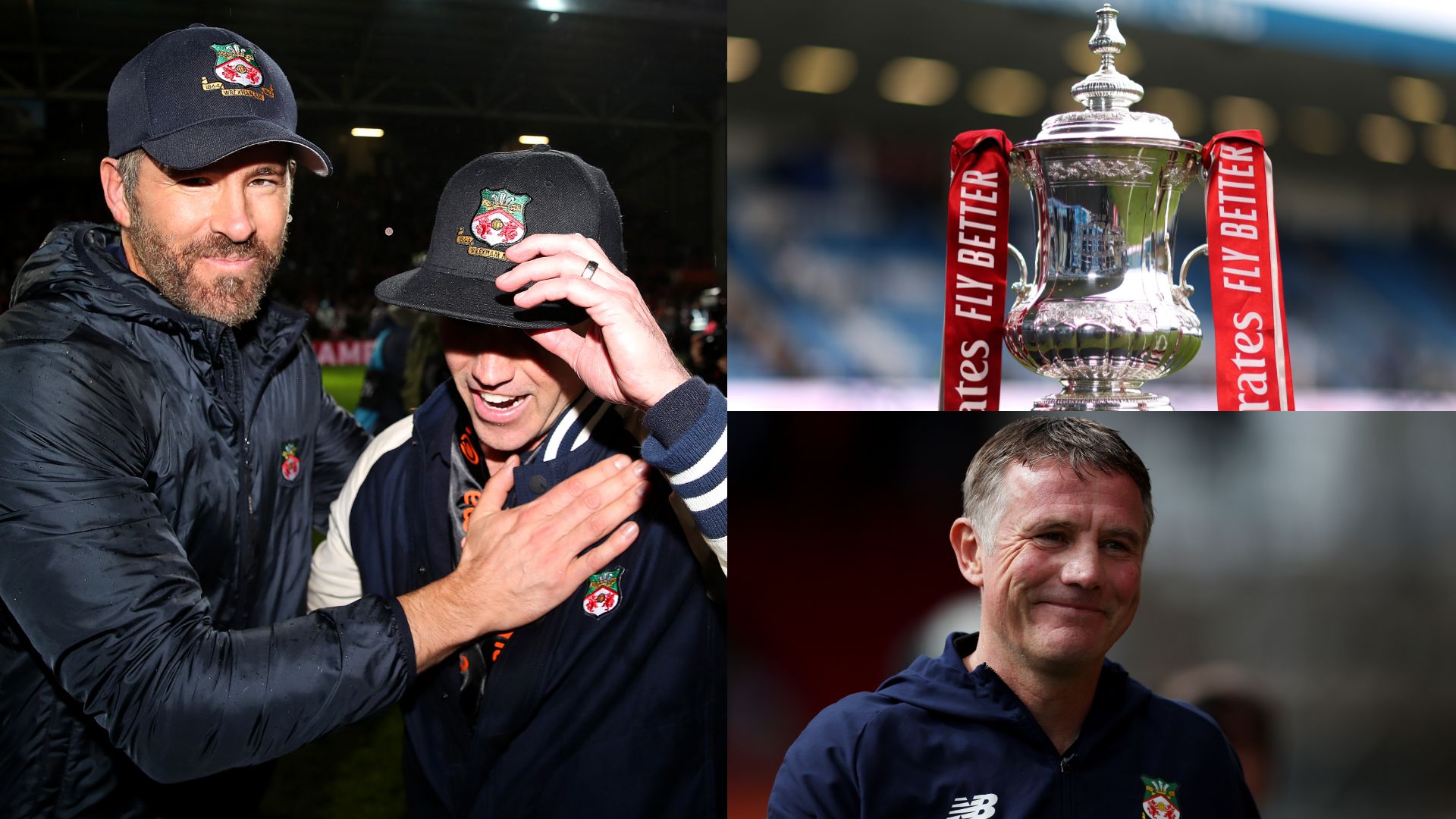Ryan Reynolds Rob McElhenney Phil Parkinson FA Cup