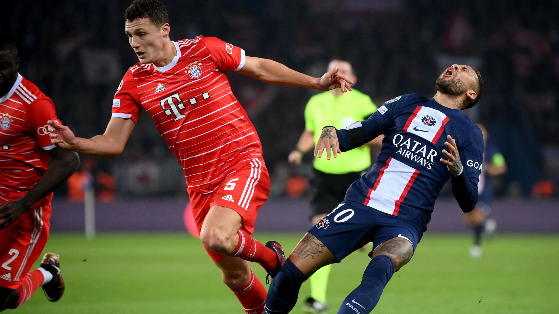 Pavard Neymar PSG Bayern Munich