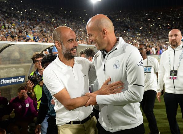 Guardiola and Zidane