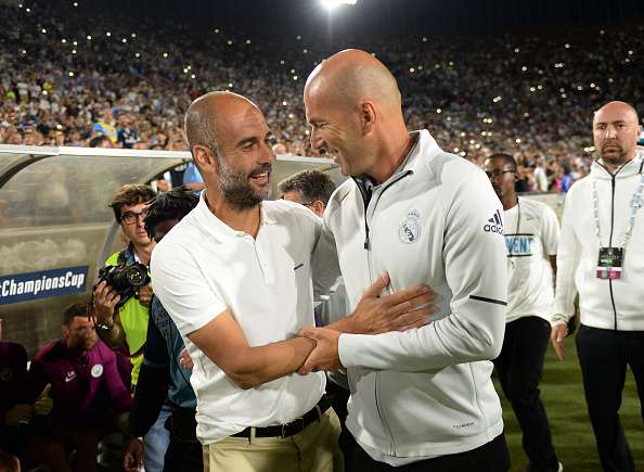 Guardiola and Zidane
