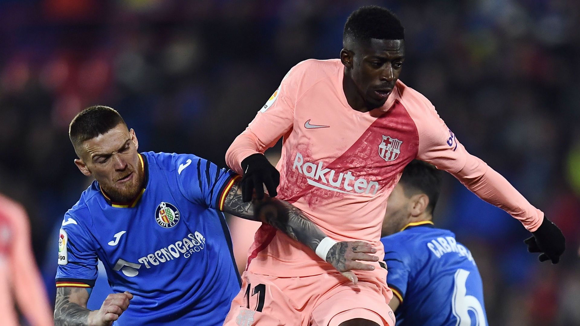 Leandro Cabrera Getafe Ousmane Dembele Barcelona 06012019