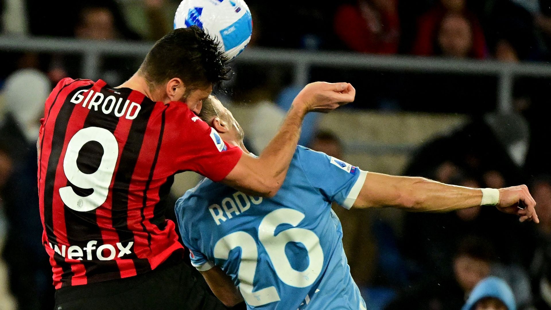 Giroud Radu Lazio Milan Serie A