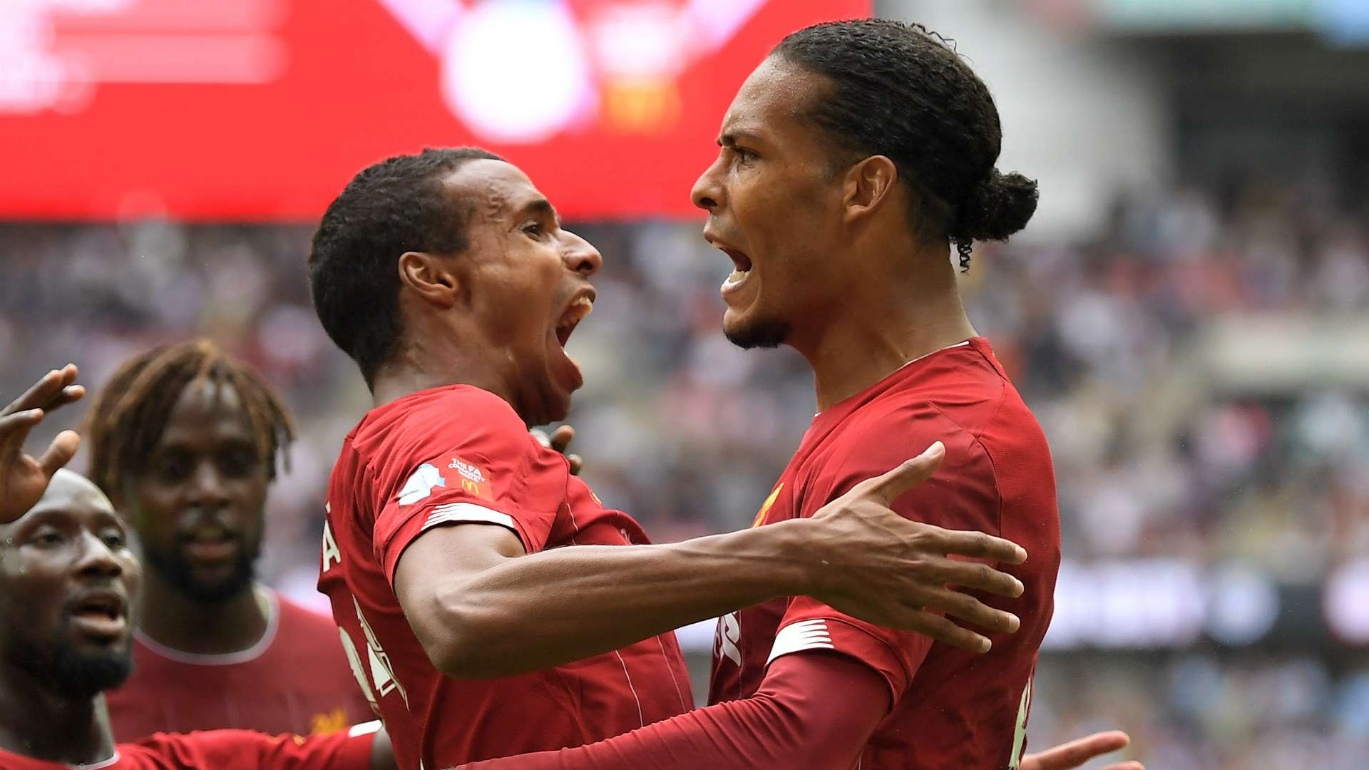 Joel Matip Virgil van Dijk Liverpool 2019-20