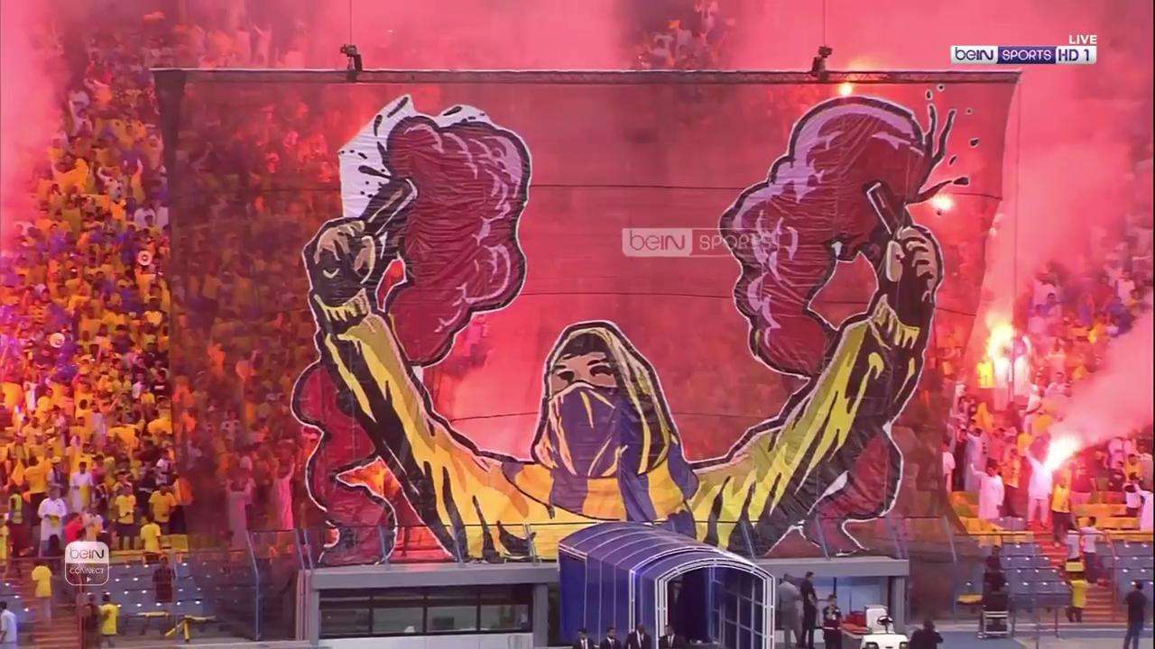 جماهير النصر أمام السد دوري أبطال آسيا