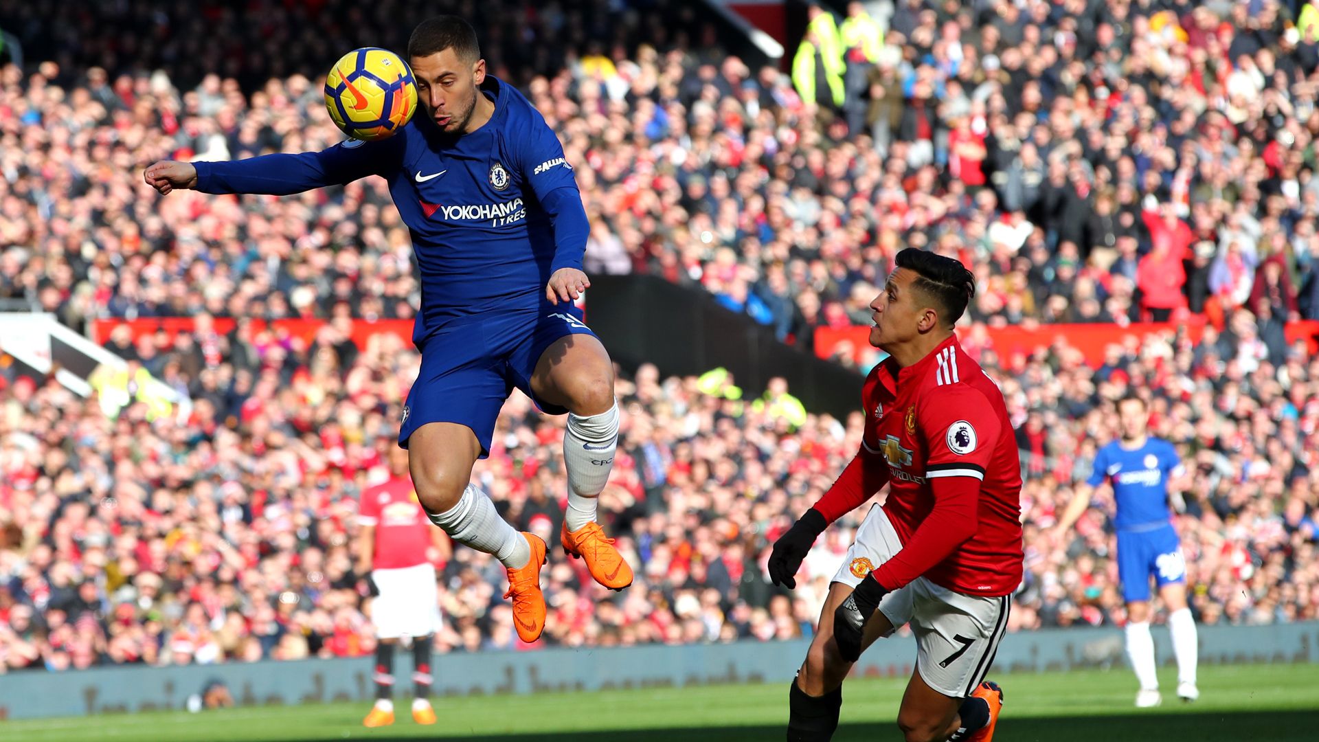 Manchester United FC Chelsea Eden Hazard Alexis Sanchez 25022018
