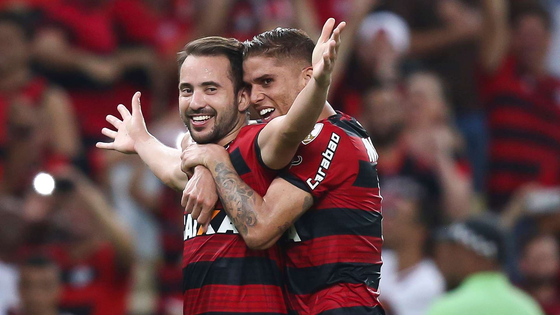 Everton Ribeiro Gustavo Cuellar Flamengo 16052018