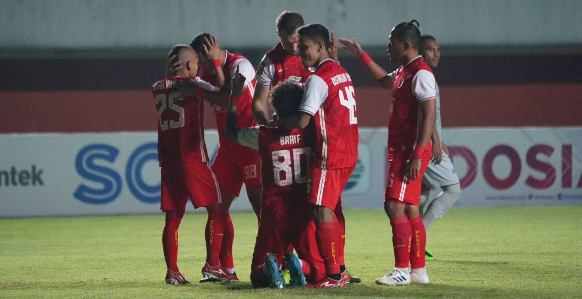 Selebrasi Persija Jakarta vs Persib Bandung