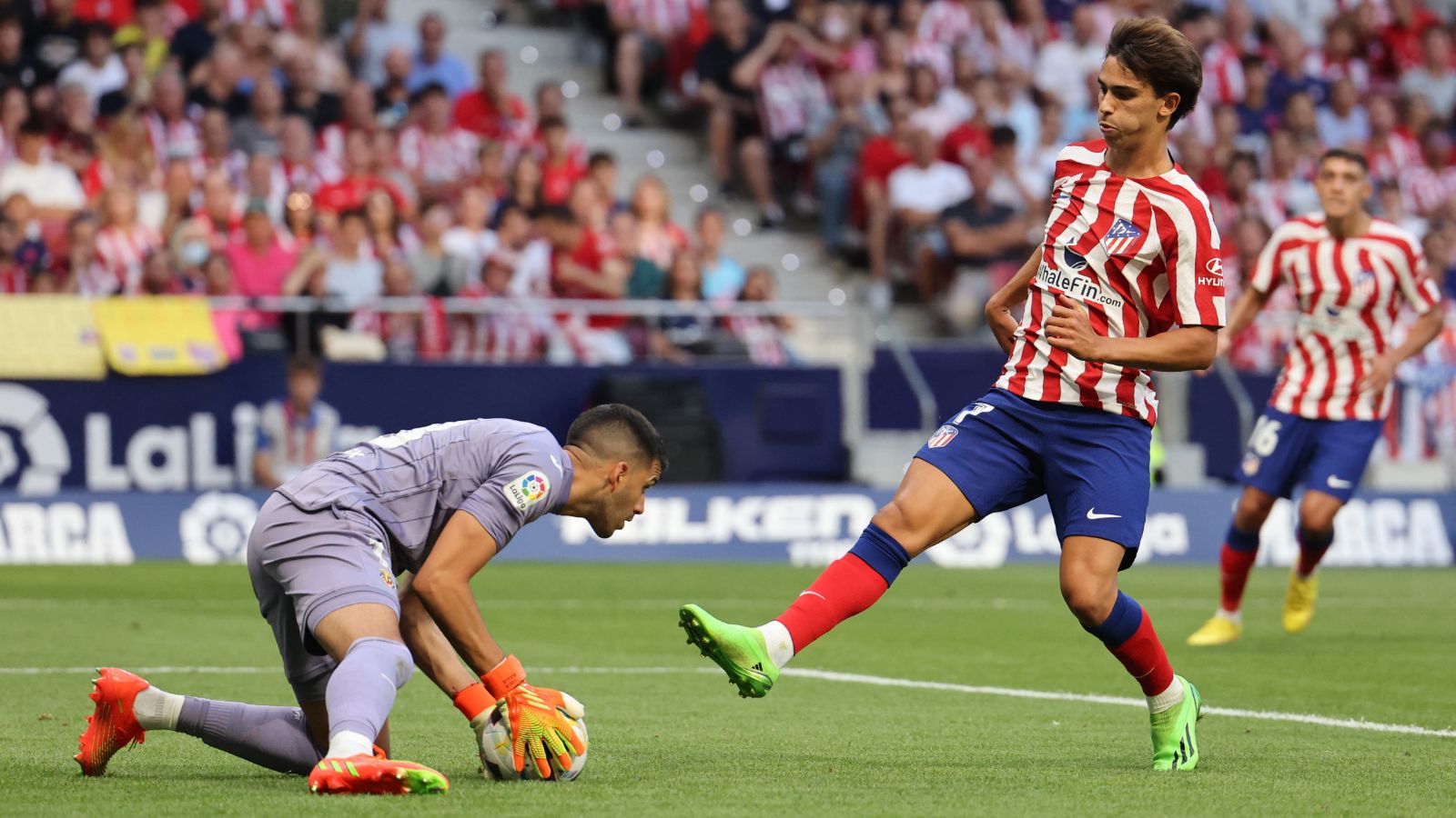 Rulli Joao Félix Atlético Madrid vs. Villarreal de La Liga 2022-2023