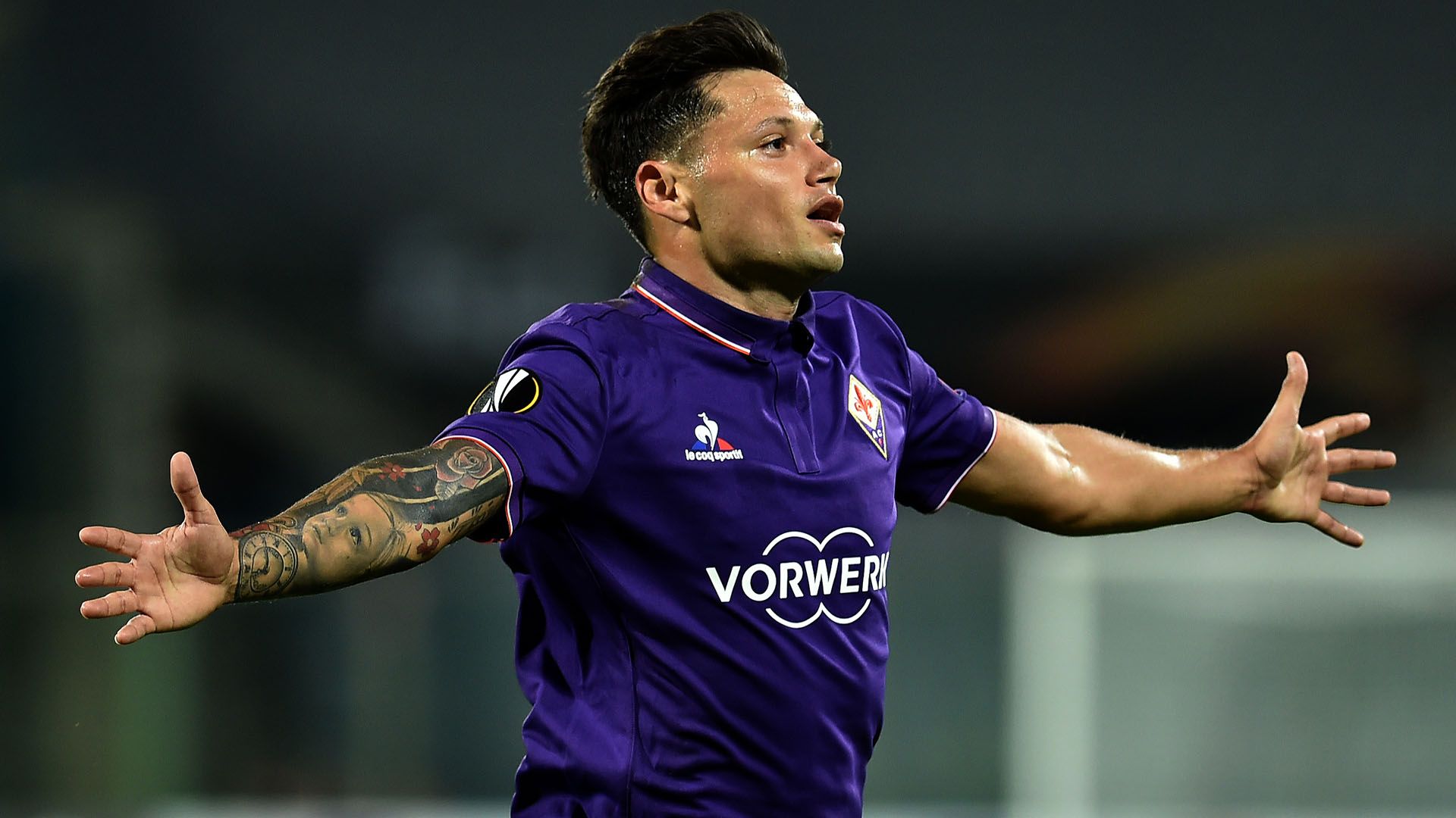 Mauro Zarate Fiorentina Qarabag Europa League