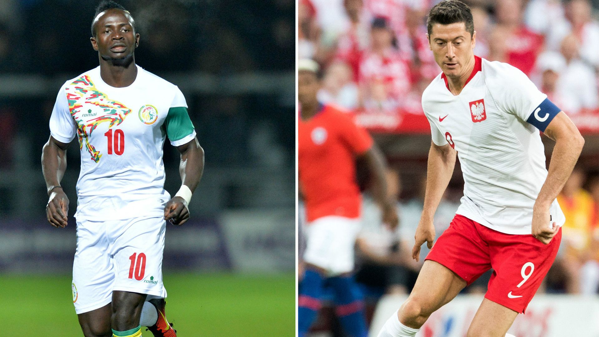 Lewandowski Mane Poland Senegal