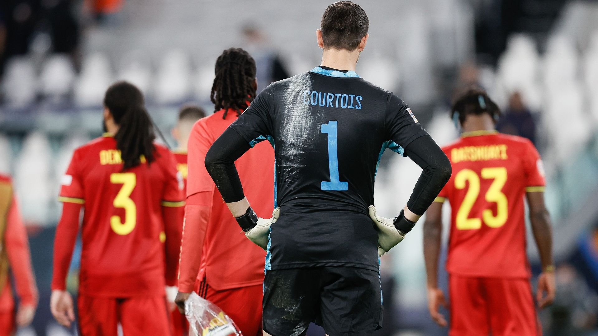 Courtois Belgium France Nations League