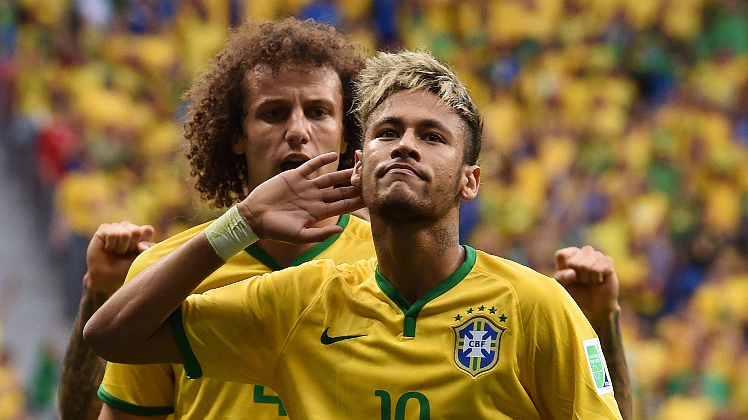 David Luiz e Neymar - Brasil