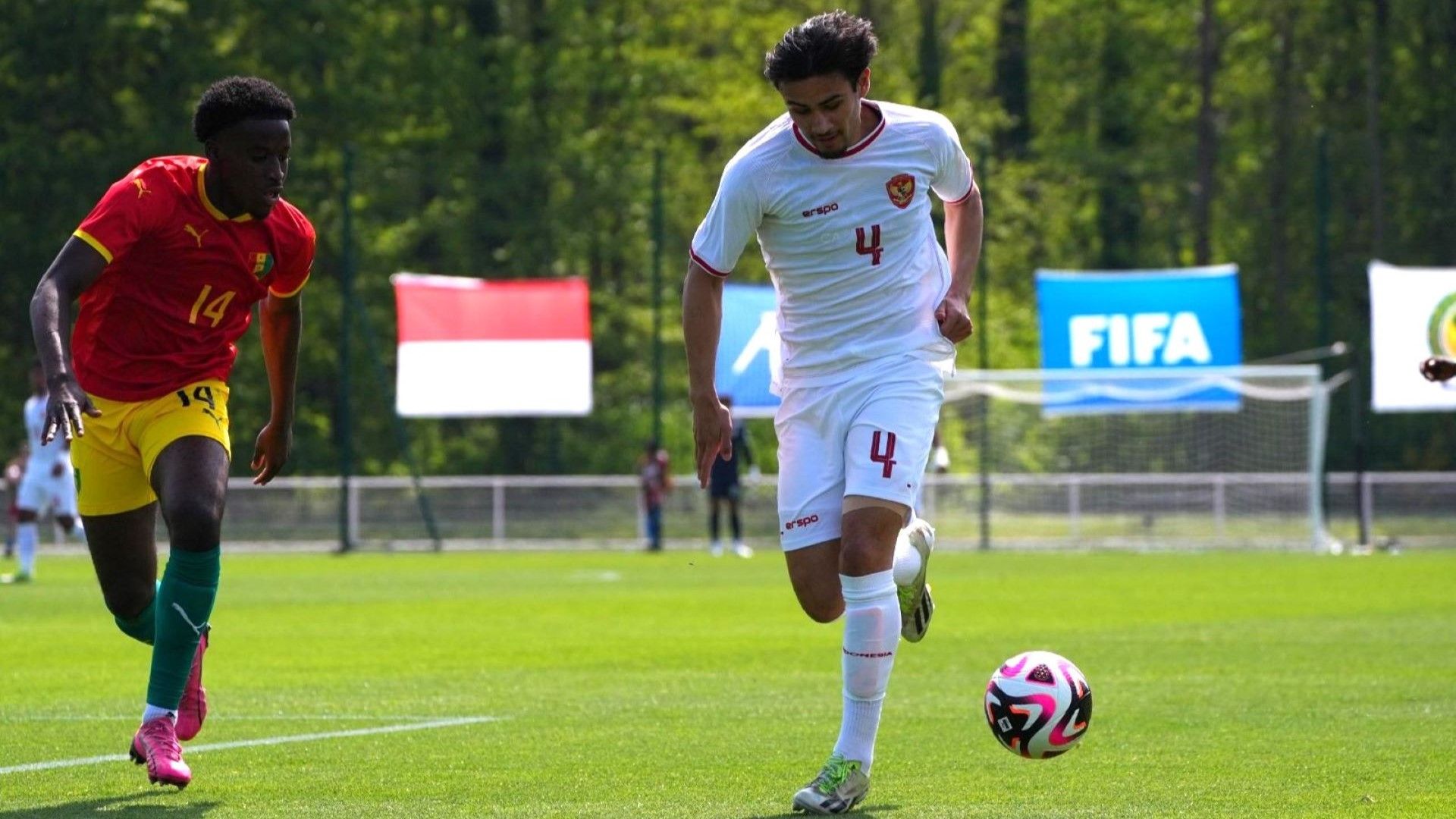 Nathan Tjoe-A-On - Timnas Indonesia U-23 vs Guinea U-23